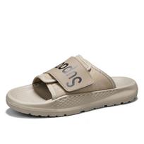 Men Outdoor Roman Sandals Hook Loop Beach Slippers Thick Sole Casual Summer Walking Sandals Lightweight Shoes 39