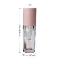 1.5ML Fine Silicone Brush Empty Mascara Tube Liquid Eyeliner Mascara Bottle Eyelash Elongation Refillable Cosmetics Containers