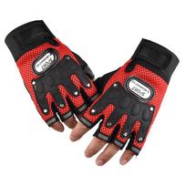 Men's Breathable Tactical Half-Finger Motorcycle Gloves for Off-Road and Combat Fitness One Size