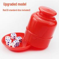 Thickened Plastic Dice Shaker Set with Base - Bar, KTV, Food Stall & Home Use