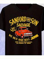 Sanford And His Son's Vintage TV Print Unisex T-Shirt S