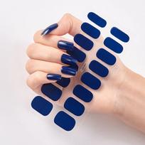 Self-Adhesive Nail Stickers Full Cover Nail Art Decoration Nail Wraps Gradient Color Glitter Powder Nail Polish Sticker