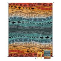 Beach Blanket Waterproof Sand-proof Beach Quick Picnic Drying Extra-Large Outdoor Mat Mat Beach Accessories L