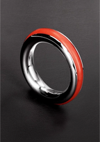Steel By Shots Cazzo Tensions 2 Stainless Steel Ring with Silicone Inlay 50mm