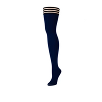 Mėlyna Kix'ies Selma Thigh-Highs Navy Mėlyna - Size C No-Slip Hold-Up Stockings