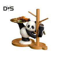 Panda Raktų Laikymo Dėklas Derva Panda Statulėlė Organizatorius Dėklas Dekoratyvinis Panda Laikymo Dėklas Namų Stalo Dekoras Svetainei Biurui Studijai C