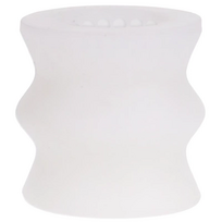 Doc Johnson Glow Helping Head Silicone Sleeve Frost/Žalias Glow
