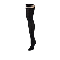 Kix'ies Kaylee Thigh-High Tights Pilkas Shimmer Size C - No-Slip Grip