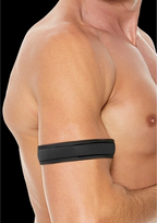 Ouch By Shots OUCH! Neoprene Wristbands Adjustable Juodas - Durable Role Play Priedas
