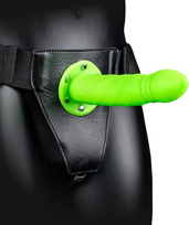 Ouch By Shots Ouch! Glow-in-the-Dark Twisted Hollow Strap-On 20cm Adjustable Model