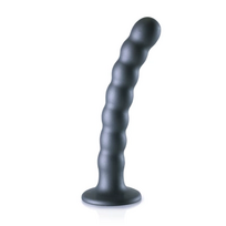 Ouch By Shots Ouch! Beaded Silicone Model with Suction Cup 16.5 cm Metallic Finish