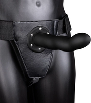 Ouch By Shots Ouch! Curved Adjustable Hollow System 20 cm - Juodas Intimate Wear
