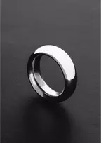 Steel By Shots Ouch! Donut Steel Ring Model 40 mm - Durable Stainless Steel, Sidabrinis