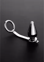 Steel By Shots Mystim Pikes Peak Stainless Steel Intimate Ring & Plug System 50x100mm