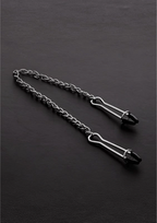Steel By Shots Sinner Gear Adjustable Stainless Steel Nipple Clamps 33cm Chain