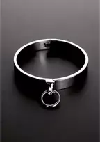 Steel By Shots Master Series Steel Collar With Gemstones, Locking, Size 44 EU / 16 US
