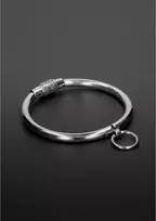 Steel By Shots Master Series Steel Combination Lock Collar Medium - Secure Stainless Design