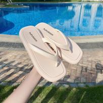 Fashion Thick Bottom Platform Sea Flip-Flop Thong Sandals Summer Shoes Soft Bathroom Slippers Pillow Slides Outdoor Indoor Shoes Women 36-37