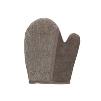 Touche By Shots Touche Dual Bath Glove Flax & Hemp with Charcoal - Exfoliating & Polishing