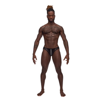 Male Power Landing Strip Bikini Brief XL Juodas Comfort Fit