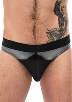 Male Power Iron Clad Bikini XL Flexible Mesh Juodas