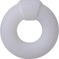 Doc Johnson Rock Solid The Mega Ring Anatomical Silicone Support Ring Juodas