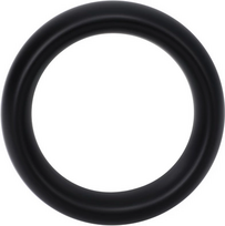 Doc Johnson Rock Solid Silicone Collar Large - Flat Premium Silicone Support Ring