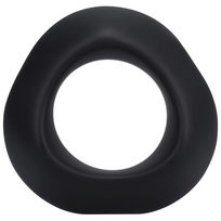 Doc Johnson Rock Solid The Master Silicone Support Ring Juodas Thick Comfort Fit