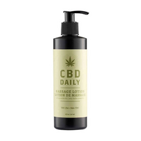 Earthly Body CBD Daily Massage Lotion 237ml - Hemp Oil & Mint Scented Formula