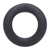 Doc Johnson Rev Cock Throbber Large Juodas - Vibrating Intimate Ring Ergo Fit