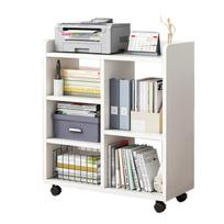 360 Degree Pulley Heightening Design File Cabinet Multi Compartments Open File Storage Shelf Living Room Storage Holder Lattice