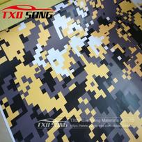 50cm*1m/2m/3m/4m/5m Juoda raudona pilka Camo vinilinė plėvelė Automobilio vinilinė plėvelė rulonas Folijos lipdukas Dviračio konsolės kompiuterio telefono lipdukas 50CM x 100CM