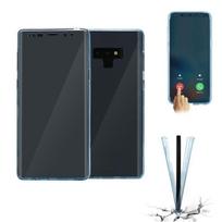 Crystal clear 360 hybrid silicone full case Skins for Samsung Note 9 yel870
