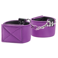 Ouch By Shots Shots Reversible Ankle Cuffs Juodas & Raudona Adjustable Design