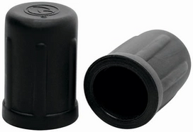 XR Brands Viper Nipple Suction Cups Juodas TPE 1.5" Compact Design