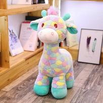 Kawaii Sika Deer Gift For Christmas Gifts Giant Lovely Rainbow Giraffe Plush Toys Dolls For Brinquedos 30cm