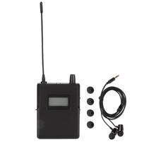 Wireless Monitor System Receiver 570‑590Mhz Portable Professional IEM System Receiver with LCD Displ