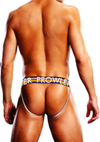 Prowler Oversized Paw Jockstrap L Juodas - Pride Waistband, Soft Fabric