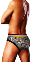 Prowler Comic Book Briefs XL - 100% Cotton, Fun Print, Paw Logo