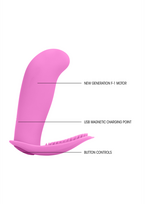 Simplicity By Shots Rožinė Leon Intimate Wireless Vibrator Remote Control 10-Speed Silicone Rožinė