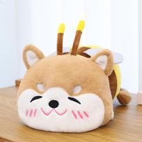 Naujas Mielas Bitukas, Virstantis Shiba Inu, Vakarėlio Pliušinis Žaislas Shiba Inu Lėlė Lova Kompanionas Mieganti Mergaičių Pagalvė 35 cm (0.3kg)