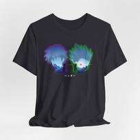 Anime Graphic Tee, Hunter X Hunter Silhouette Shirt, Unisex Jersey Top for Fans, 2XL