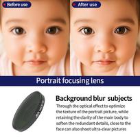 For Insta360 GO Ultra 10X Portrait Focusing Mirror Cute Treasure Macro Lens Cap Clip Close-up Lens Photography Accessories 10X