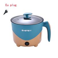 Household Electric Cooking Machine 1-2 People Hot Pot Single/Double Layer Mini Non-stick Pan Multifunction Electric Rice Cooker KTY Single žalia