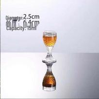 Shangqi Crystal Glass Bullet Shot Glasses (Set of 3)