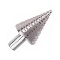 5-35mm 6-60mm Pakopiniai kūginiai grąžtai Skylė pjoviklio antgalių rinkinys Spiraliniai kraštai HSS Pakopinis šerdinis trikampis kotas medienai metalui gręžti