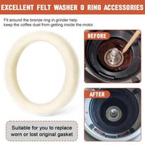 8pcs Felt Washer Replacement Coffee Machine Grinder Parts Set for BrevilleBarista Express Coffee Machine Grinder Parts CN