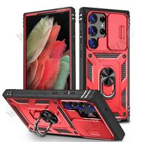 Case For Samsung S25 S24 S23 S22 Ultra Plus S24 FE A56 A36 Heavy Duty with Camera 360 Degree Rotate Kickstand Shockproof Cover Samsung S25
