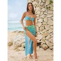 3PCS With Skirt Underwired Bikini Women Swimwear Female Swimsuit Three-pieces Bikini Set Bather Bathing Suit Swim S