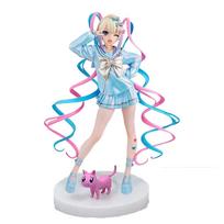 Originali Needy Girl Overdose Anime Figūrėlė KAngel Veiksmo Figūrėlės Virtualus Įkėlėjas PVC Kolekcija 17CM Modelio Papuošalai Žaislai